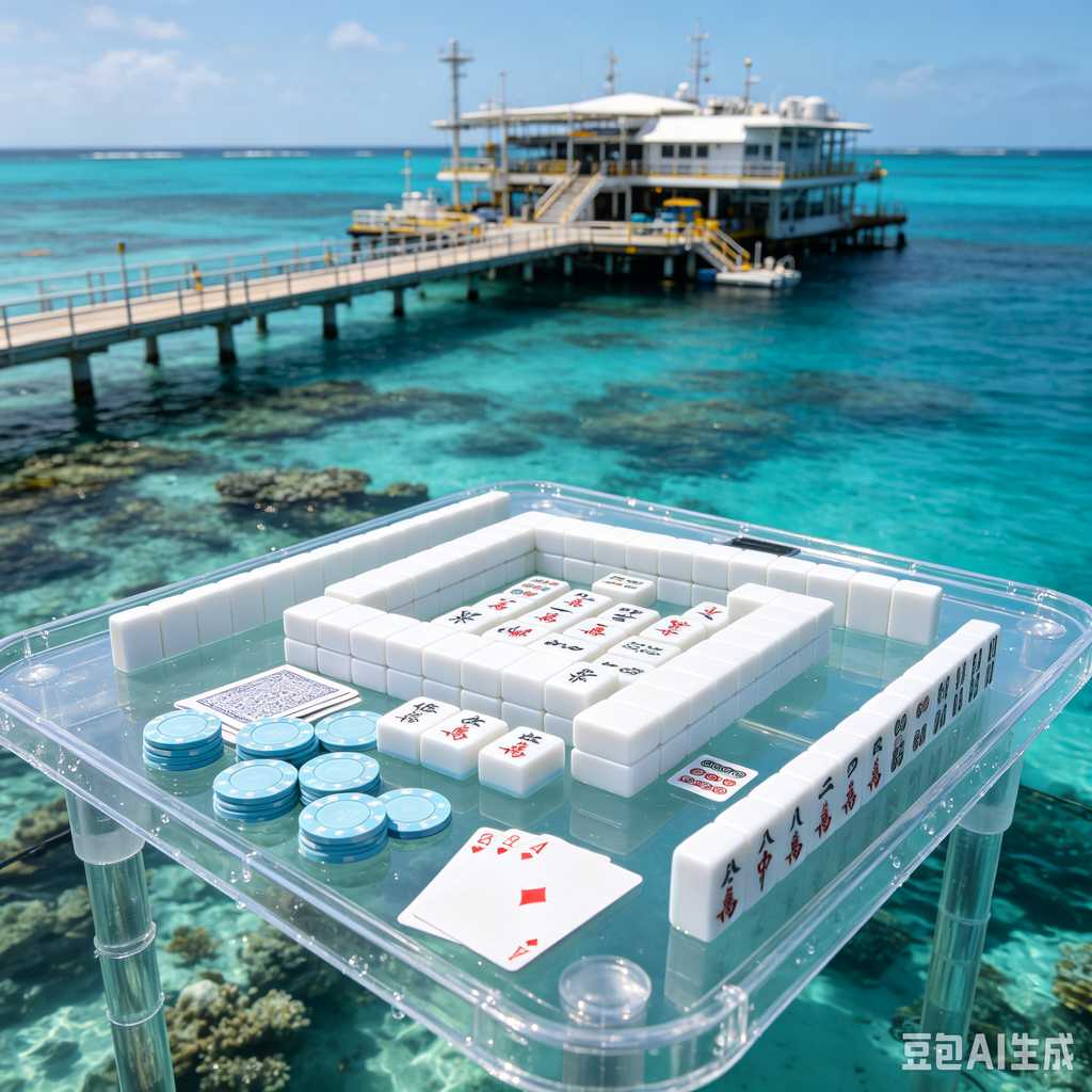 mahjong set with dice and chips