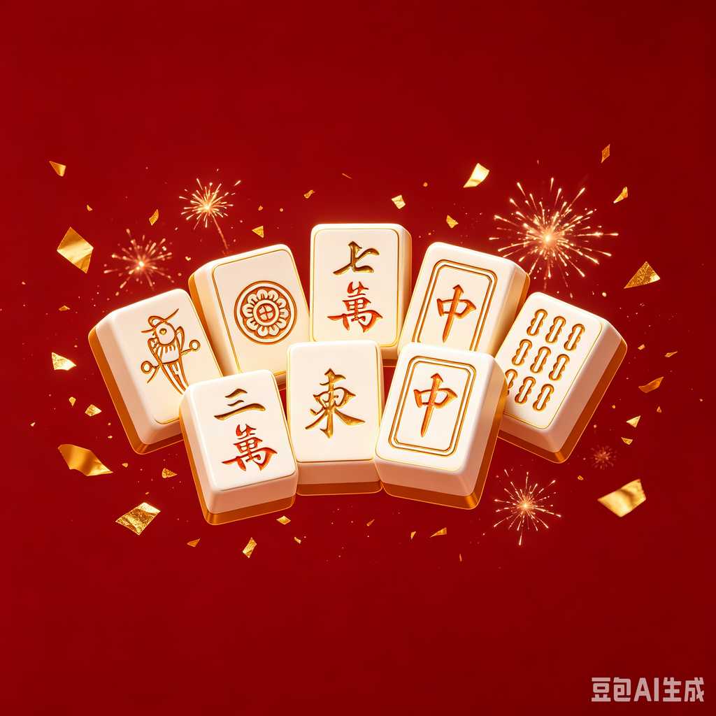 retro vintage mahjong set