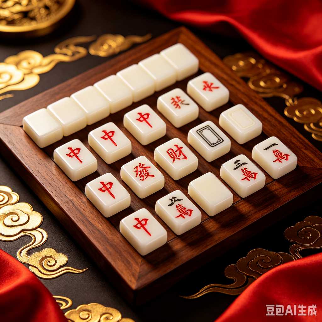 traditional color mahjong set