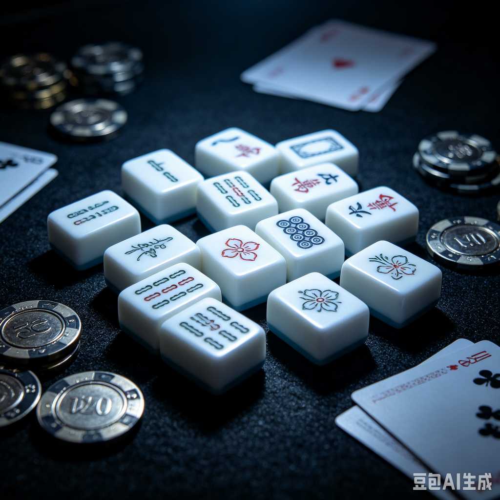 simple text mahjong tiles